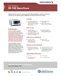 DF SERIES DF-740 NanoTrace