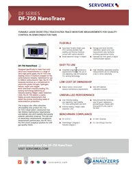 DF SERIES DF-750 NanoTrace